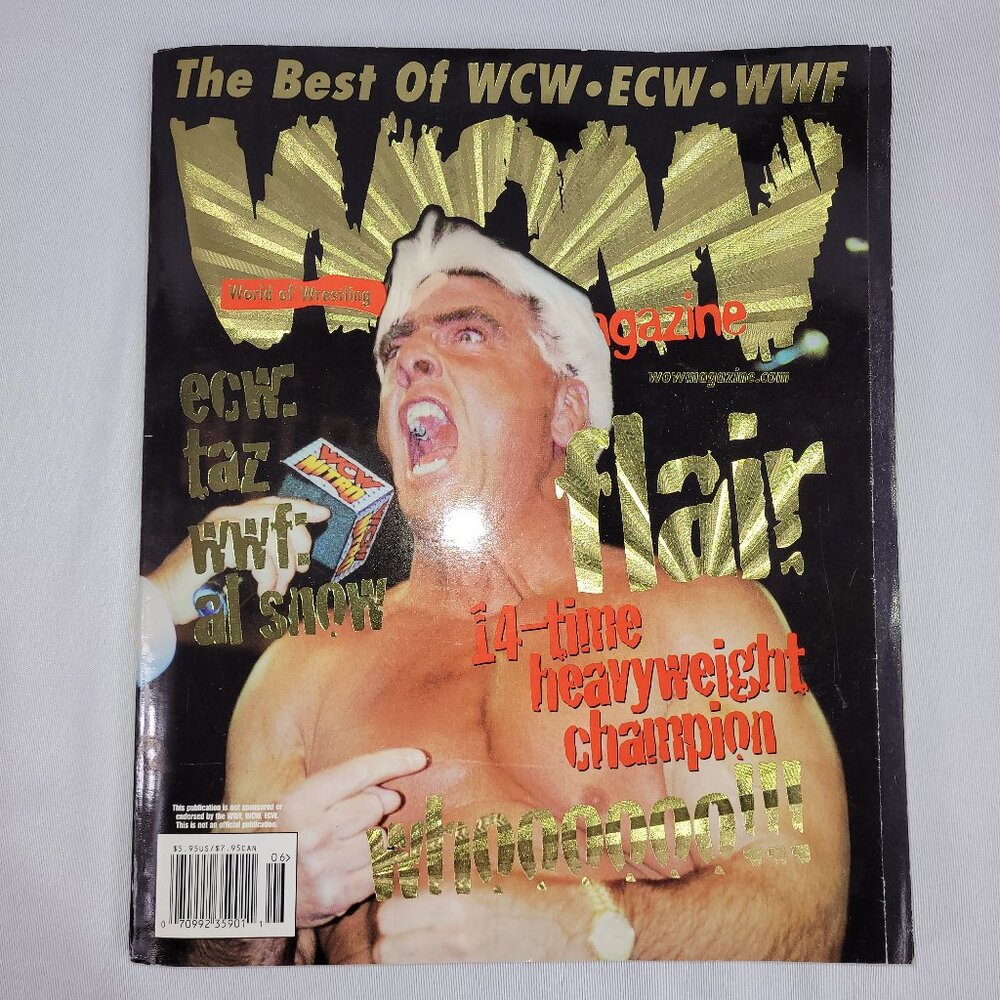 WOW World of Wrestling Magazine Volume 1 Issue 2 WCW ECW WWW 1999